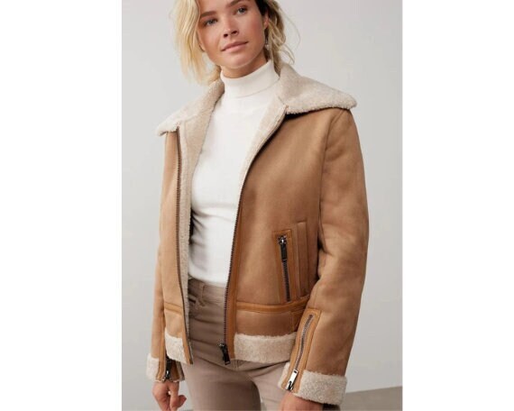 Sheep Suede Jacket - Etsy