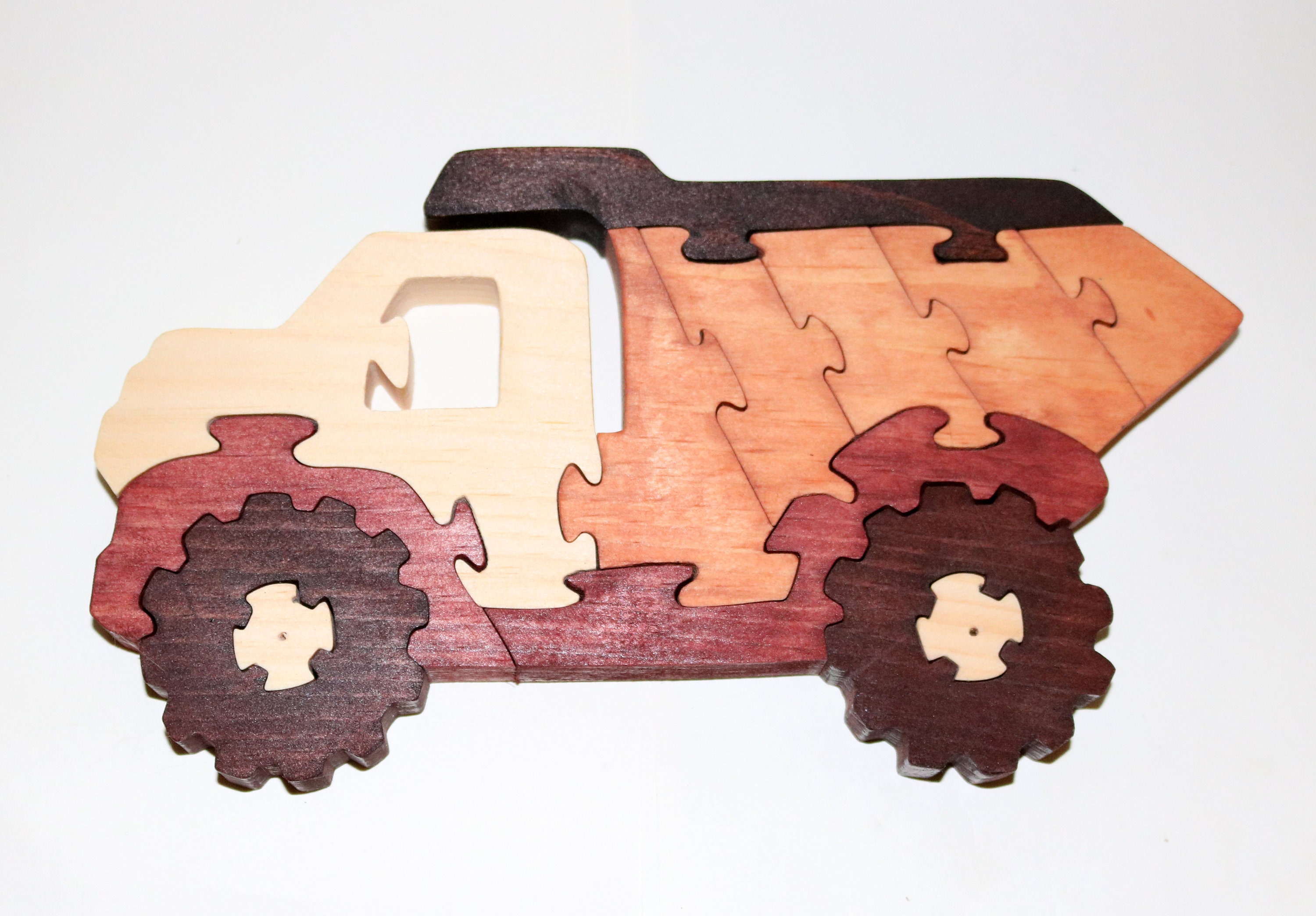 Dump Truck Scroll Saw Puzzle Digital Pattern Etsy