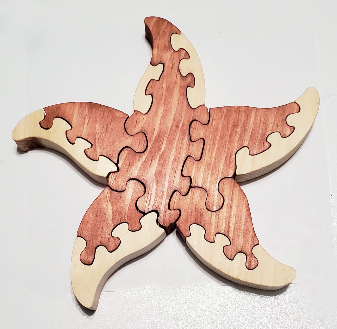 Digital Print of Starfish Puzzle Pattern for Scroll Saw Etsy