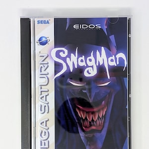 Swagman -  Sega Saturn Reproduction Game + longbox, sponge & protective case
