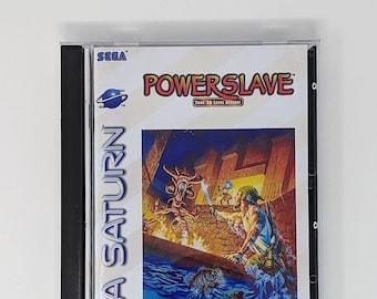 Powerslave -  Sega Saturn game + longbox, sponge & protective case