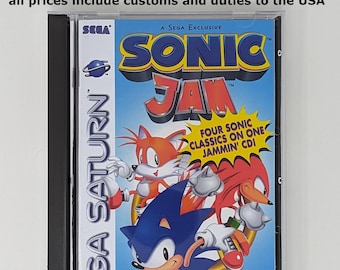 Sonic Jam - Sega Saturn Reproduction Game + Longbox, Sponge