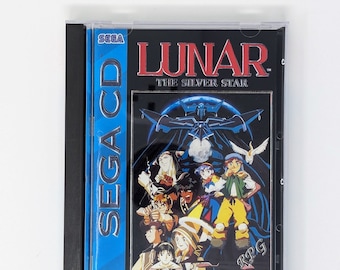 Lunar the Silver Star, Sega CD, Custom Case W/inserts & Foam READ