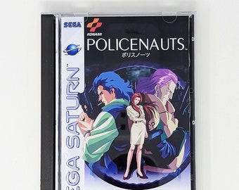 Policenauts -  Sega Saturn game + longbox, sponge & protective case