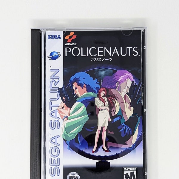 Policenauts -  Sega Saturn game + longbox, sponge & protective case