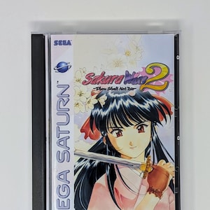 Sakura Wars 2 -  Sega Saturn Reproduction Game + longbox, sponge & protective case