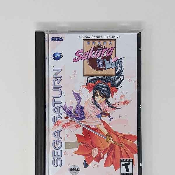 Sakura Wars -  Sega Saturn game + longbox, sponge & protective case
