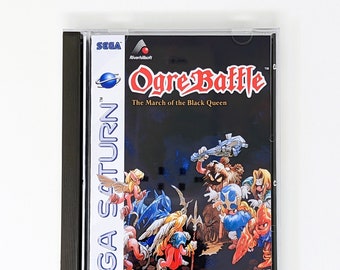 Ogre Battle -  Sega Saturn game + longbox, sponge & protective case