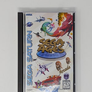 Sega Ages -  Sega Saturn Reproduction Game + longbox, sponge & protective case