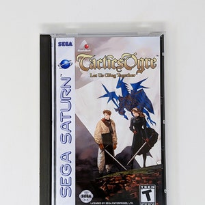 Tactics Orge -  Sega Saturn Reproduction Game + longbox, sponge & protective case