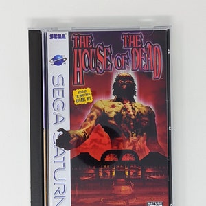 House of the Dead -  Sega Saturn Reproduction Game + longbox, sponge & protective case