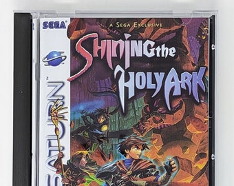 Shining Holy Ark -  Sega Saturn game + longbox, sponge & protective case