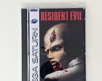 Resident Evil -  Sega Saturn game + longbox, sponge & protective case