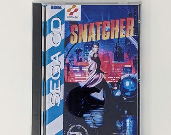 Snatcher -  Sega CD game + longbox, sponge & protective case