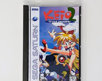 Keio 2 -  Sega Saturn game + longbox, sponge & protective case