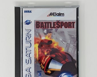 Battlesport -  Sega Saturn game + longbox, sponge & protective case