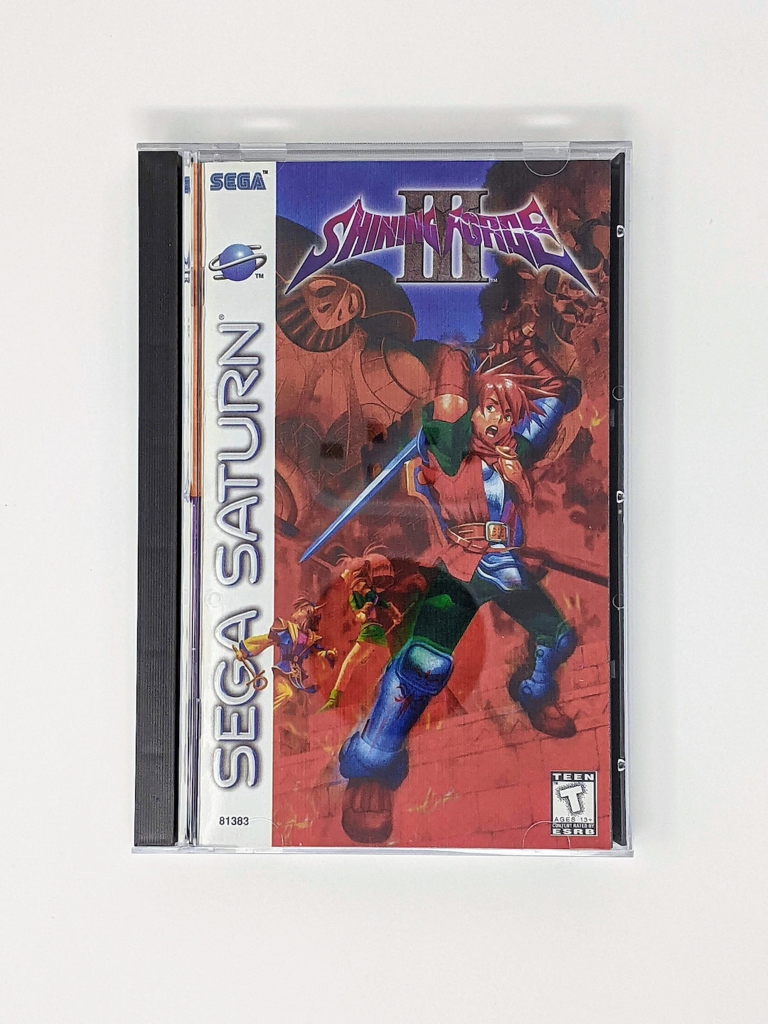 Shining Force 3 Sega Saturn Game + Longbox, Sponge & Protective Case Etsy