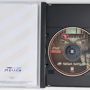 Lunacy Sega Saturn game map longbox, sponge & protective case image 3