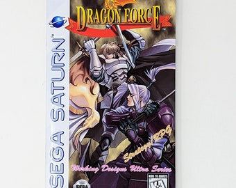 Dragon Force - Sega Saturn Reproduction Game + Longbox, Sponge