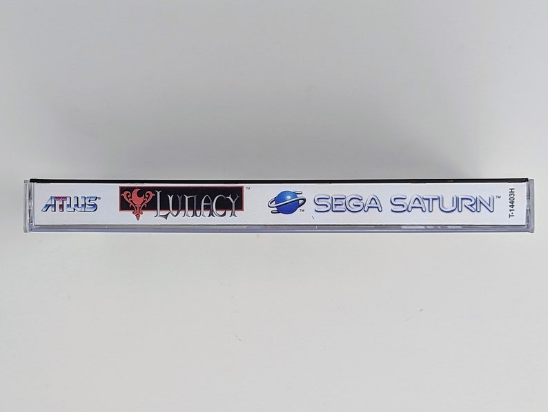 Lunacy Sega Saturn game map longbox, sponge & protective case image 4