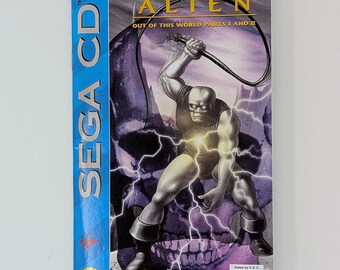 Heart of the Alien - Sega CD Reproduction Game + Longbox, Sponge