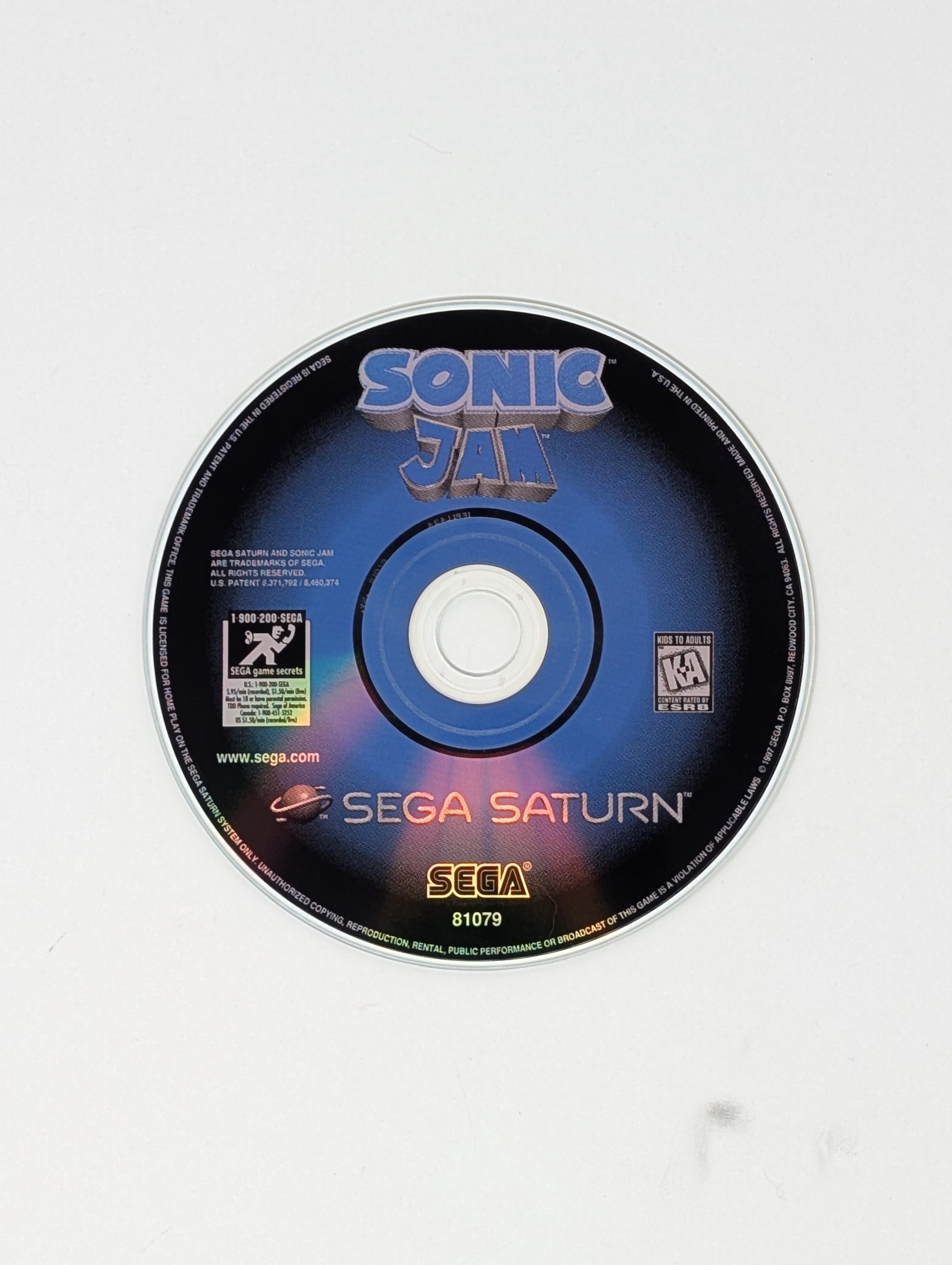 Sonic Jam - Sega Saturn Reproduction Game + Longbox, Sponge