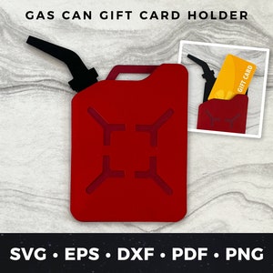 Porta-cartão-presente de lata de gás, Cartão-presente de gás, Porta-cartão-presente de gás faça você mesmo, Arquivo de corte de gás, Lata de gás svg, Porta-cartão-presente de gasolina faça você mesmo svg, Gasolina svg