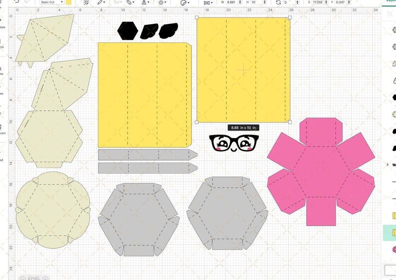 Scool Box Svg Classroom Cuties Gift Box SVG Set of 3, Pencil Crayon Marker Boxes, 3D ...