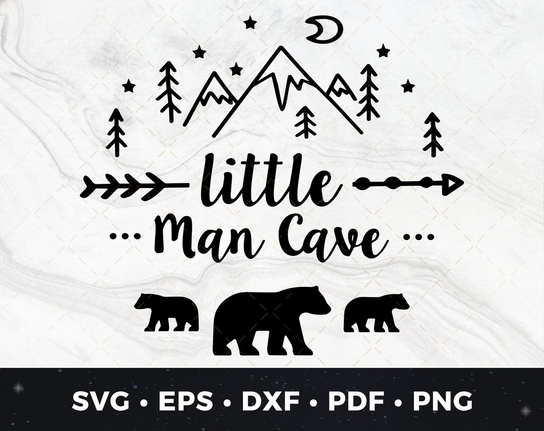 Little Man Cave Svg, Nursery Sign Vector, Little Man Cave Sign, Nursery ...
