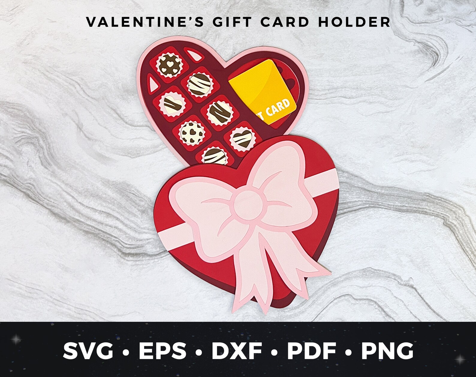 Box of Chocolates Gift Card Holder