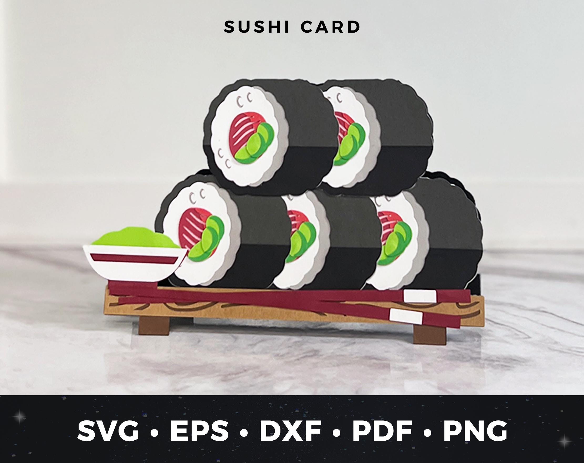 Sushi Birthday Card - Etsy Canada