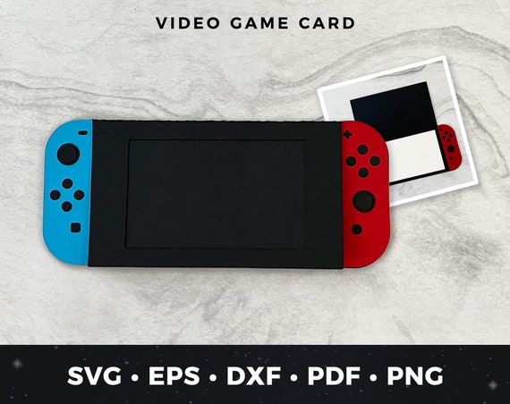Video Game Birthday Card svg, Switch Birthday Card svg, Switch Cut File, Gamer Birthday Card svg, DIY Video Game Card svg, Video Game svg