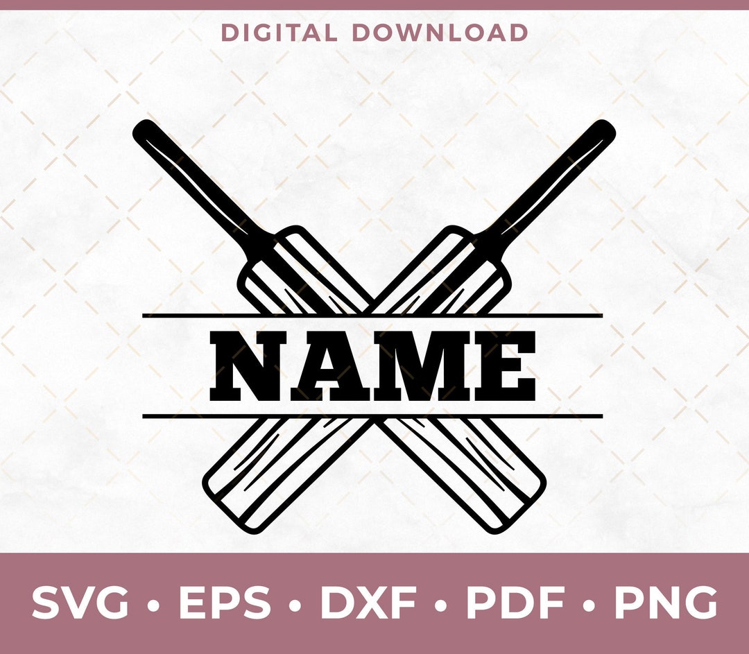 Cricket Name Svg Png Pdf Eps Cricket Sayings Cricket Print Etsy