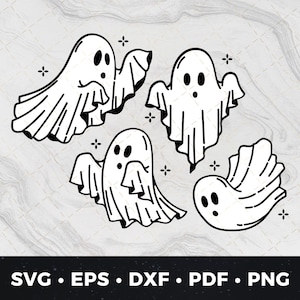 Geist SVG, Halloween svg, Geister svg, Geist svg-bundle, Geist Clipart, niedlicher Geist geschnitten Dateien, Halloween-Geist Design Clipart Digital Download