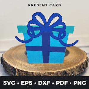 Niedliches Geschenk Karte svg, Geburtstagsgeschenk Karte svg, Geburtstagsgeschenk Cut-Datei, Geburtstagsgeschenk Cut-Datei, Geburtstagskarte Cut File, süße Geburtstagskarte svg