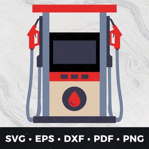 Gas Station svg, Gas Station Clip art, Gas Station Vector, Gas Station Cut File, Fuel svg, Gas svg, Gas Station png, Gas Vector, Gas png