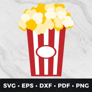 Popcorn Vector - Etsy