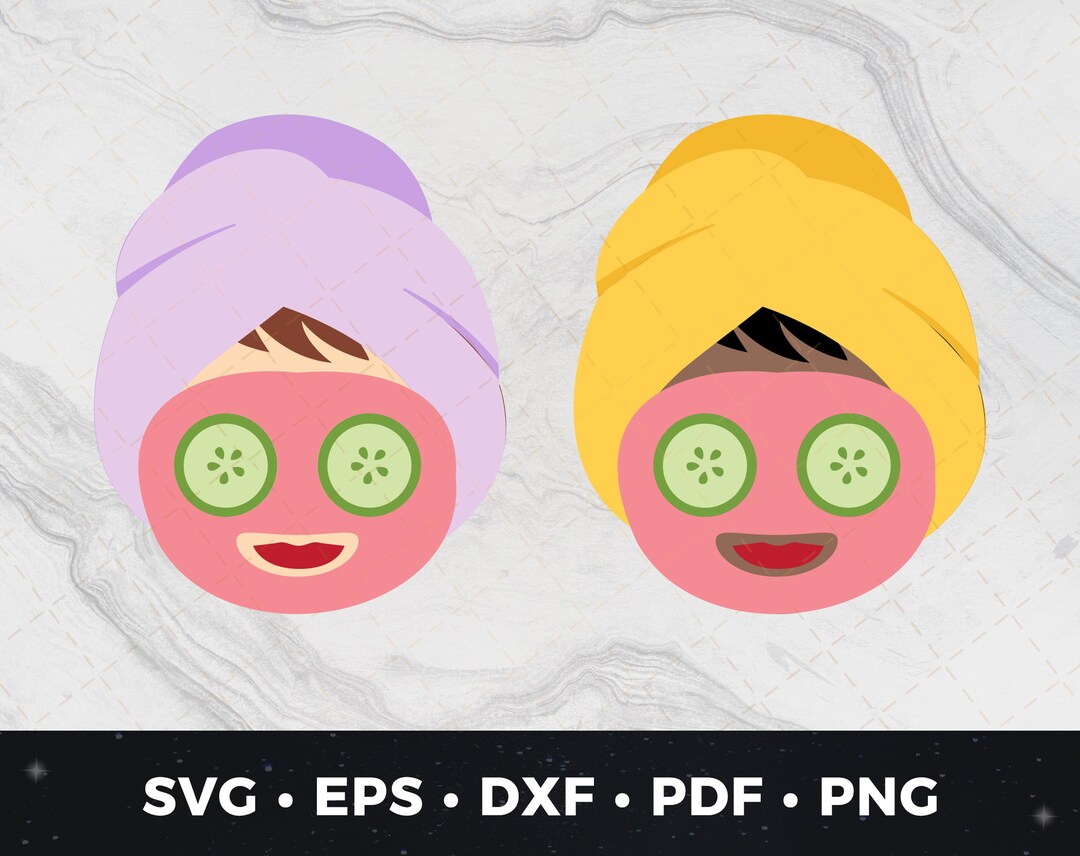 Spa Svg, Spa Day Svg, Facial Svg, Spa Day Clip Art, Cute Spa Day Vector ...