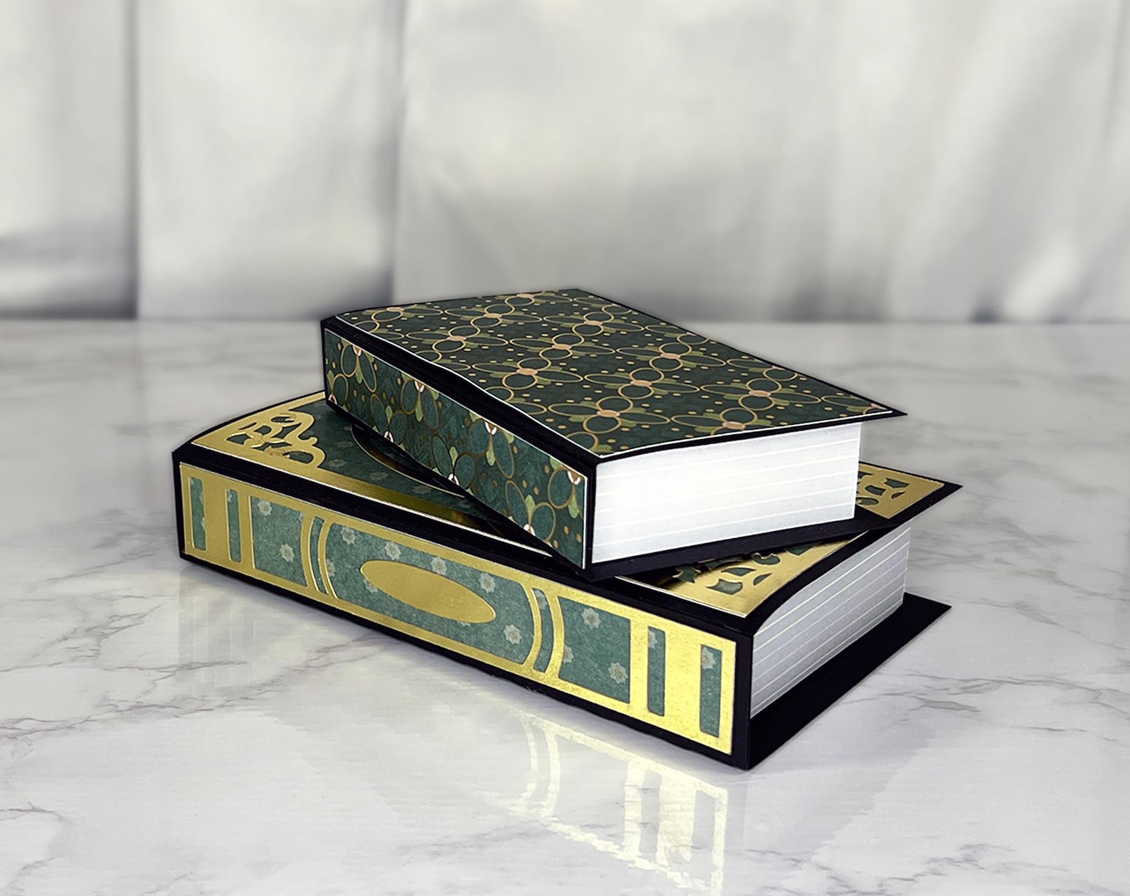 3D Paper Book Box SVG, DIY Secret Book Box, Secret Storage Box, Paper ...