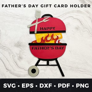 Porta-cartão-presente para o dia dos pais svg, Cartão de churrasco para o dia dos pais svg, Cartão de dia dos pais svg, Presente para o pai svg, Melhor pai de todos os tempos svg, Cartão-presente para churrasco svg