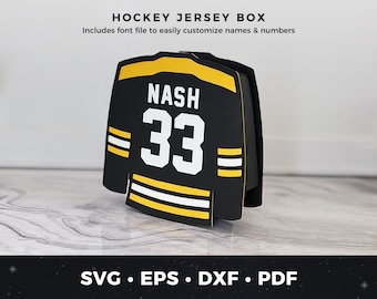 Hockey Jersey Favor Box svg, Hockey Team Gift, Hockey Favor Box svg, DIY Hockey Favor Box, Hockey Jersey Gift box svg, Hockey gift svg