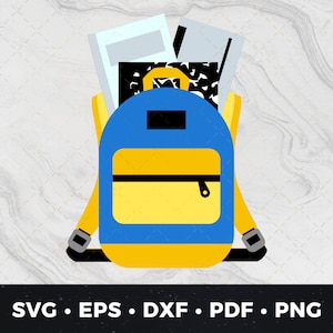 Plecak svg, Powrót do szkoły svg, Clipart plecaka, Plik do cięcia plecaka, Plecak svg, Plik do cięcia plecaka, Plecak svg, Clipart plecaka svg