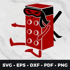 Building Brick&#39;s svg, Building Brick Ninja svg, Cool Ninja Brick Shirt, Toy Bricks, Building Bricks Ninja pdf, Building Brick svg, Brick svg