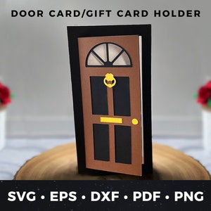 Einweihungsparty Geschenkkartenhalter, Neues Haus Geschenkkartenhalter svg, DIY neues Haus Karte, neues Zuhause Geschenkkartenhalter, Türkarte, Haustür svg