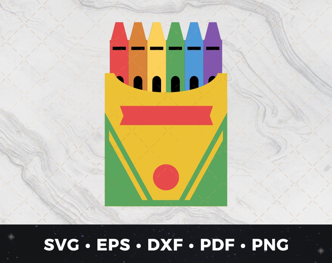 Crayons Svg, Crayon Box Svg, Back to School Svg, Crayon Png, Crayons