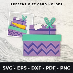 Geburtstagsgeschenk Geschenk Kartenhalter svg, Geschenk Kartenhalter svg, Geburtstagsgeschenk Cut File, Geburtstagsgeschenk Clipart svg 03