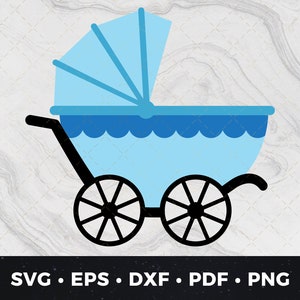 ベビーシャワー svg、男の子用ベビーカー svg、ベビーカー svg、ベビーカー svg、ベビーシャワー カット ファイル、かわいいベビーカー、男の子用ベクター svg