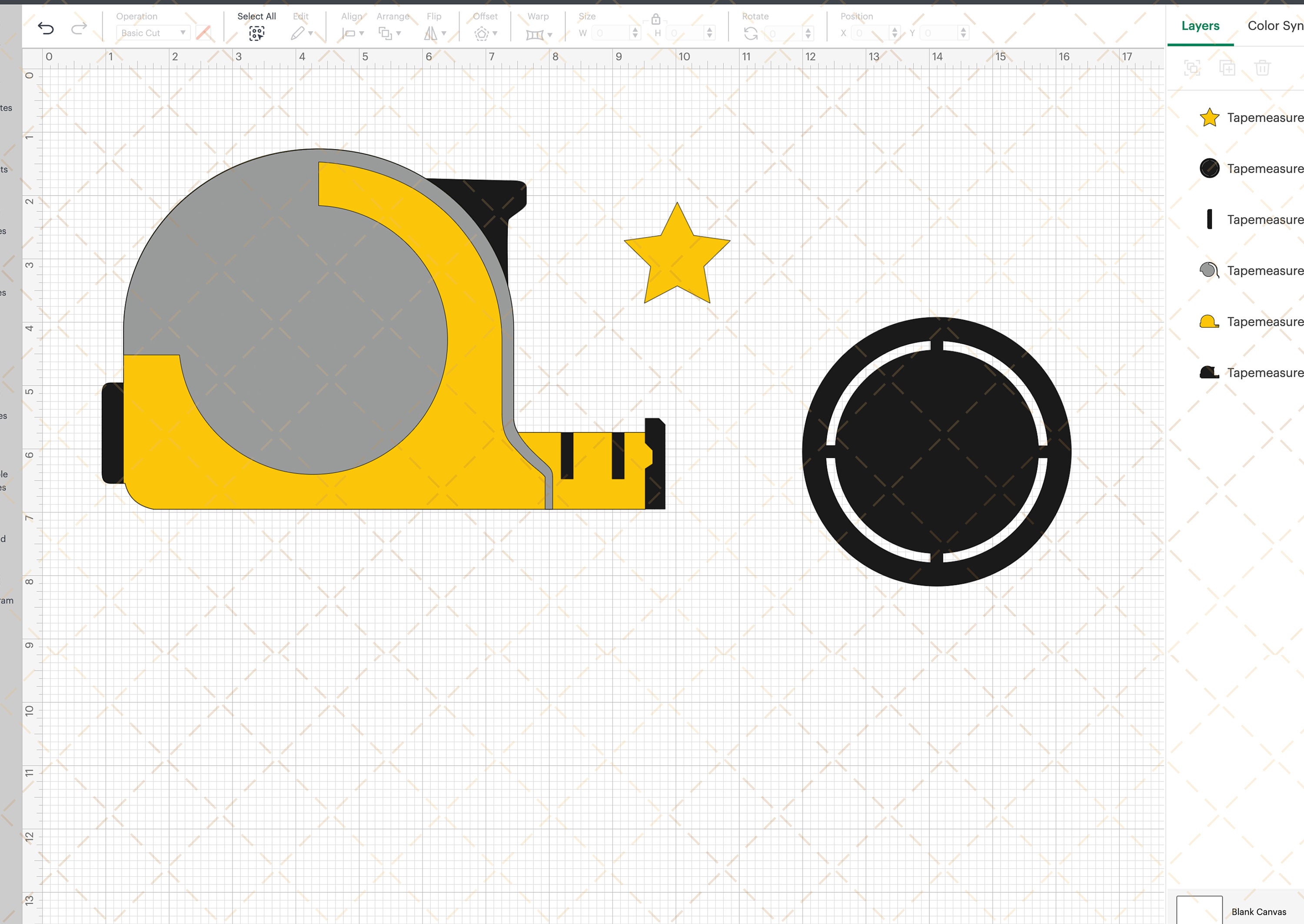 Tape Measure Svg, Tape Measure Png, Tape Measure Cut File, Tape Measure ...