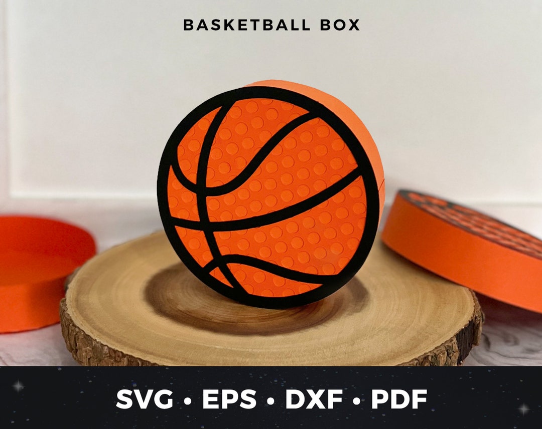 Basketball Favor Box Svg, Basketball Box Cut File, Basketball Coach