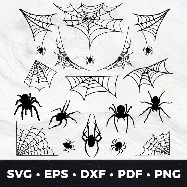 Spiders and Spiderweb svg, spiderweb svg bundle, spiders svg, webs svg, spiderweb clip art,spider clipart, spider, halloween svg, spooky svg